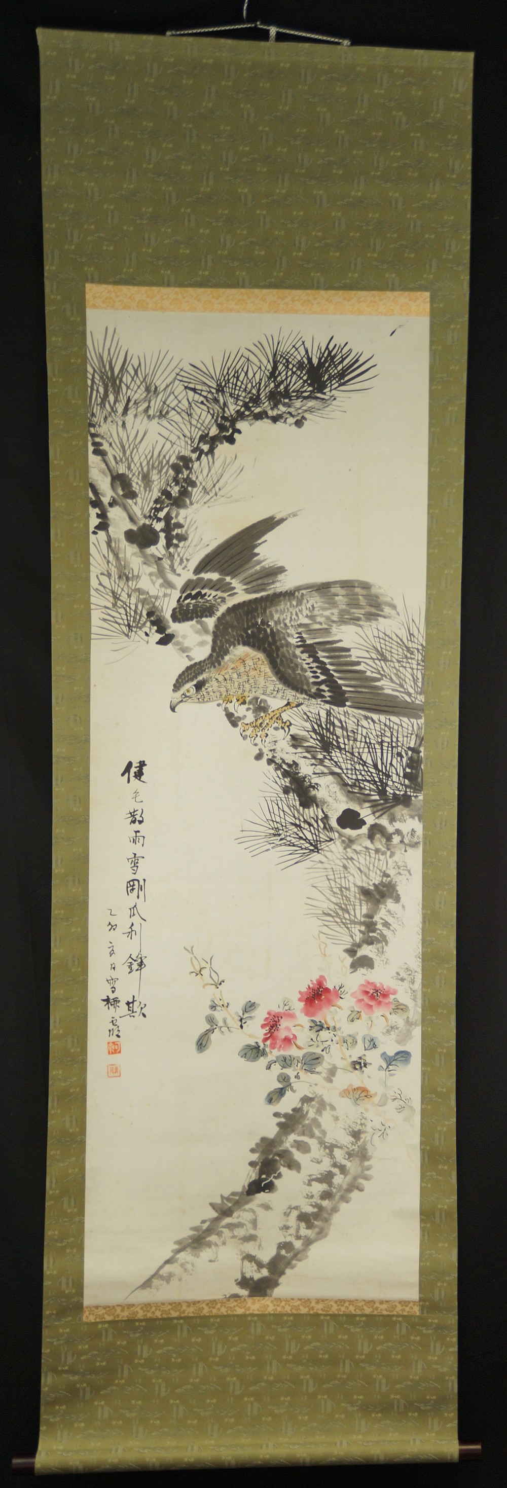 Falcon Full View Hanging Scroll