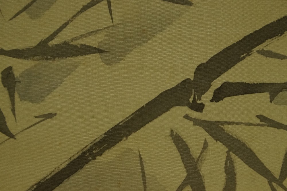 Bamboo in snow by Nakajima Ariaki bamboo motif close-up 2