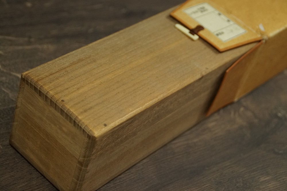Ichi-go Ichi-e Kalligrafie Aufbewahrungsbox Nahaufnahme