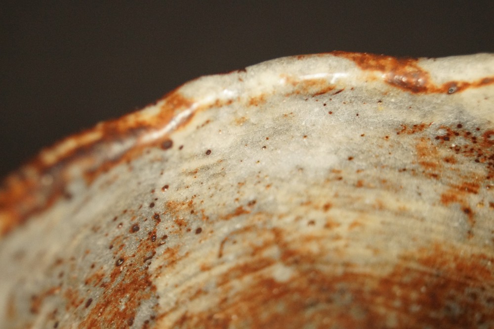 Glaze Rim with Iron Rust Glaze Close-Up 2