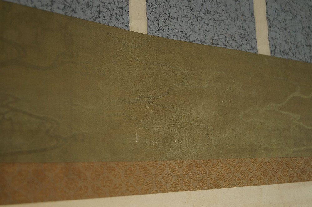 Zen Kalligrafie Enso von Taniuchi Seigan Montierungsdetail 2