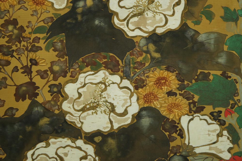 Blumen Rollbild Bluetenmotiv Nahaufnahme