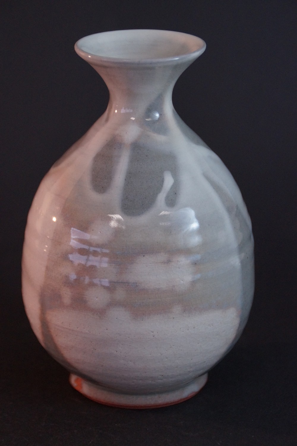 Kyo Sake Bottle Tokkuri by Koun Miyagawa Side View 1